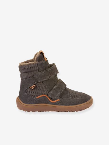 Winterlaarzen blote voeten kinderen BAREFOOT TEX WINTER Froddo bordeauxrood+leigrijs+nachtblauw+olijf+zwart - vertbaudet enfant 
