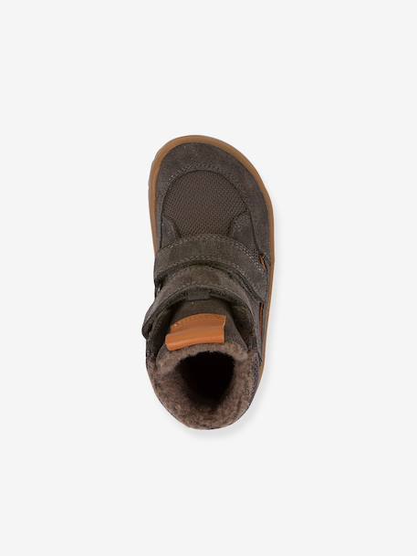 Winterlaarzen blote voeten kinderen BAREFOOT TEX WINTER Froddo bordeauxrood+leigrijs+nachtblauw+olijf+zwart - vertbaudet enfant 