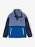 Fleece sweater voor jongens met lange mouwen blauw+groen - vertbaudet enfant 