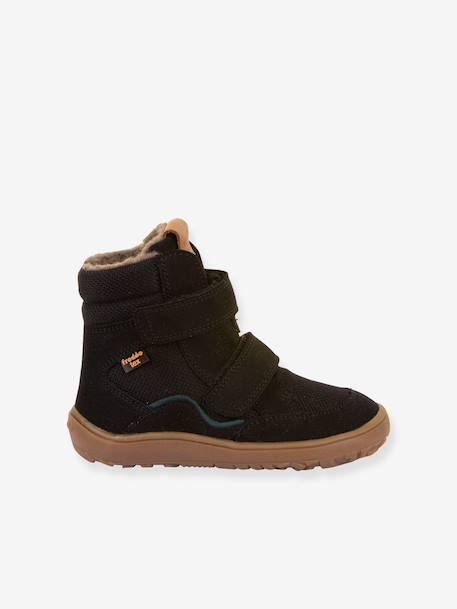 Winterlaarzen blote voeten kinderen BAREFOOT TEX WINTER Froddo bordeauxrood+leigrijs+nachtblauw+olijf+zwart - vertbaudet enfant 