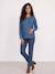 Chemise grossesse et allaitement bleu moyen - vertbaudet enfant 