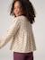 Meisjesblouse met lange mouwen ecru+rouge - vertbaudet enfant 