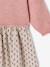 Robe 2 en 1 manches longues fille prune+rose poudré - vertbaudet enfant 