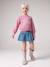 Denim rok met volant jeansblauw - vertbaudet enfant 