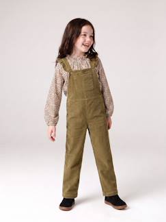 Meisje-Salopet, jumpsuit-Corduroy tuinbroek voor meisjes