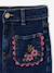 Wijde meisjesjeans donkerblauw - vertbaudet enfant 