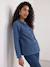 Denim zwangerschaps- en voedingsblouse middenblauw - vertbaudet enfant 