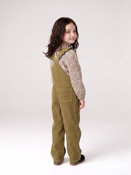 Salopette fille olive - vertbaudet enfant 