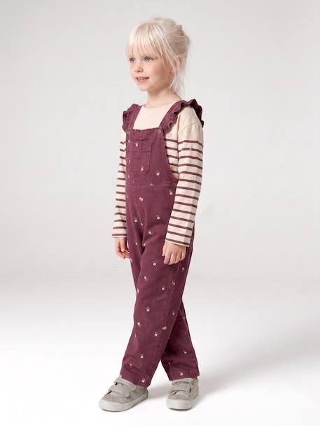 Salopette fille prune - vertbaudet enfant 