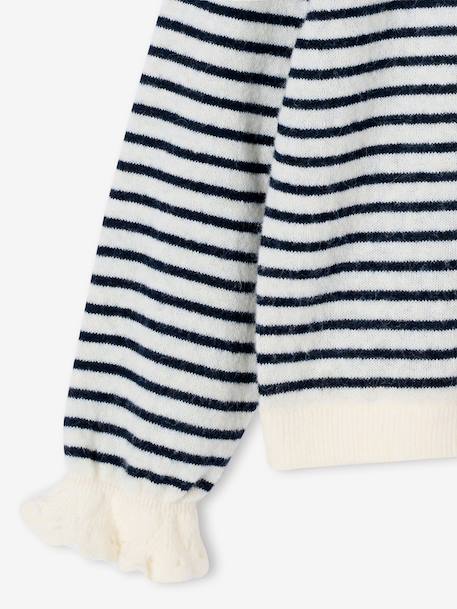 Pull col montant enfant fille écru - vertbaudet enfant 