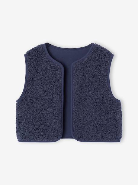 Ensemble robe et veste fille bleu ardoise - vertbaudet enfant 