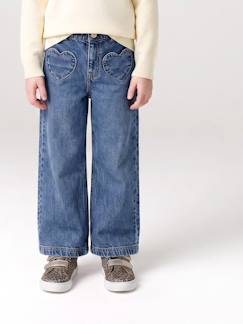 Meisje-Broek-Wijde meisjesjeans