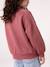 Sweat fille col rond mauve+rose pâle - vertbaudet enfant 
