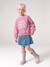 Meisjessweater met print zachtpaars - vertbaudet enfant 