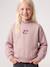 Sweat fille col montant rose pâle - vertbaudet enfant 