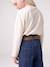 Jean large paperbag fille bleu foncé+bleu moyen - vertbaudet enfant 