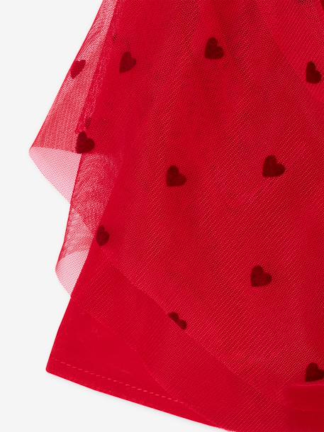 Jupe fille en tulle rouge - vertbaudet enfant 
