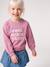 Meisjessweater met print zachtpaars - vertbaudet enfant 