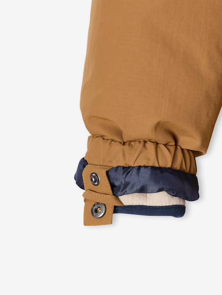 Parka 3 en 1 garçon amovible bleu ardoise+noix de pécan - vertbaudet enfant 