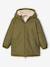 Coupe vent long enfant garçon olive - vertbaudet enfant 