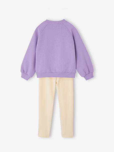 Ensemble pantalon enfant fille écru - vertbaudet enfant 