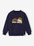 Sweater met ronde hals jongen marineblauw - vertbaudet enfant 