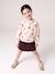 Sweat fille col rond écru+ivoire+rose pâle+taupe - vertbaudet enfant 