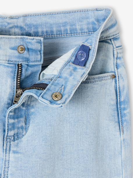 Jean large enfant fille denim bleached - vertbaudet enfant 