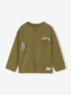 Jongens-T-shirt, poloshirt, souspull-Jongensshirt met lange mouwen