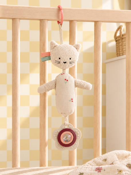 Hangende rammelaar kat baby rood - vertbaudet enfant 
