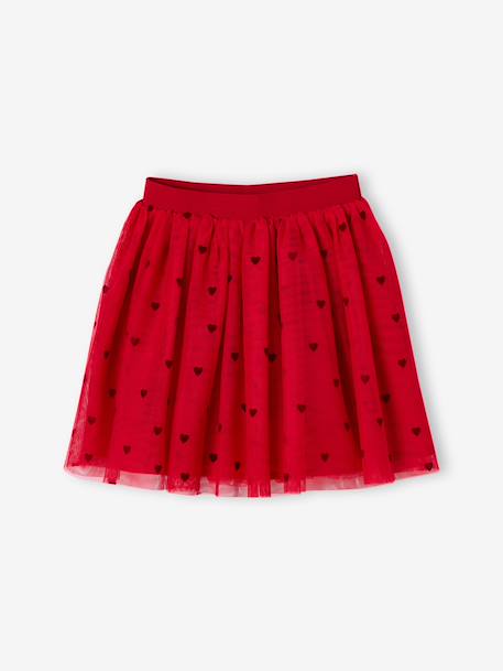 Tule meisjesrok rood - vertbaudet enfant 