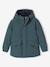 Parka 3 en 1 garçon amovible bleu ardoise+noix de pécan - vertbaudet enfant 