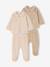 Set van 2 babymeisjespyjama's gemêleerd beige - vertbaudet enfant 