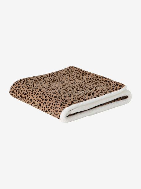 Couverture naissance en gaze de coton personnalisable beige - vertbaudet enfant 