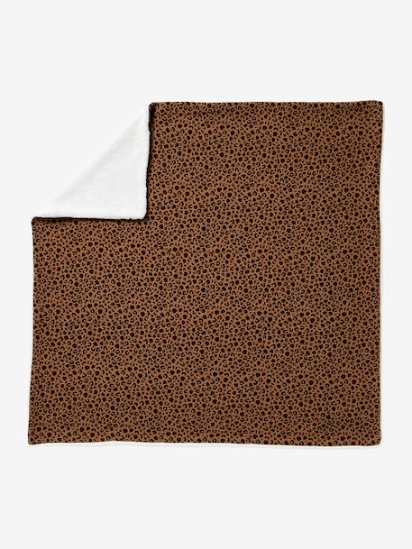 Couverture naissance en gaze de coton personnalisable beige - vertbaudet enfant 