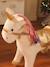 Cheval à roulettes en bois FSC® blanc+brun+marron - vertbaudet enfant 