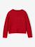 Coffret Noël fille pull jacquard et accessoire écru+rose pâle+rouge - vertbaudet enfant 