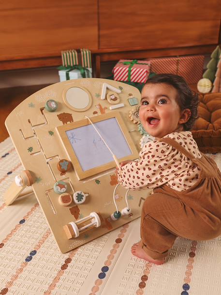 Activiteitenbord met magische leien GREEN FOREST van FSC®-hout hout - vertbaudet enfant 