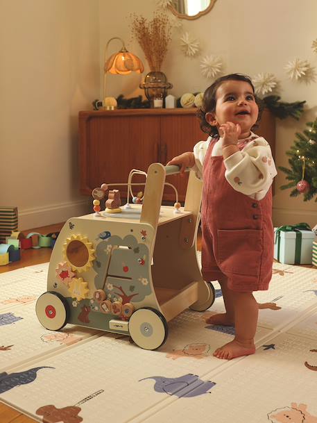 FSC® houten loopwagen Happy Forest hout - vertbaudet enfant 