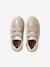 Meisjessneakers leer met klittenband beige+bruin+goudgeel+oudroze - vertbaudet enfant 