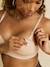 Set met 2 voedingsbeha's van microvezel Set met 2 bh's nude + zwart+wit - vertbaudet enfant 