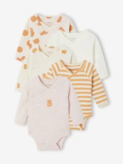 -Lot de 5 bodies naissance manches longues