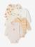 Lot de 5 bodies naissance manches longues beige - vertbaudet enfant 