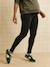 Lange legging chocoladebruin+ZWART - vertbaudet enfant 