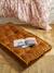 Matelas de sol en velours 60 x 120 cm caramel+rose - vertbaudet enfant 