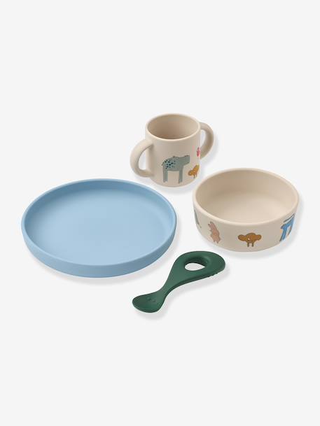 Lunchdoos Vivi - LIEWOOD blauwgroen+bleekblauw+donkerblauw+ecru+lichtroze+roze (poederkleur) - vertbaudet enfant 