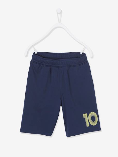 Short sport garçon matière technique Numéro 10 MARINE+noir - vertbaudet enfant 
