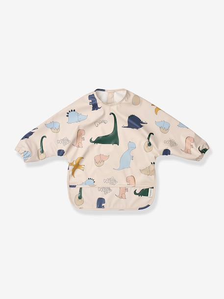 Bavoir à manches Merle - argile+blanc+blush+écru+jaune+jaune imprimé+rose+rose pâle+taupe+vieux rose - vertbaudet enfant 
