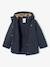 3-in-1 parka voor meisjes marineblauw+rouge - vertbaudet enfant 