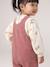 Babykledingset sweatshirt en tuinbroek oudroze - vertbaudet enfant 